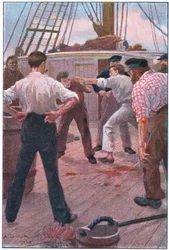 Went at it like two game-cocks